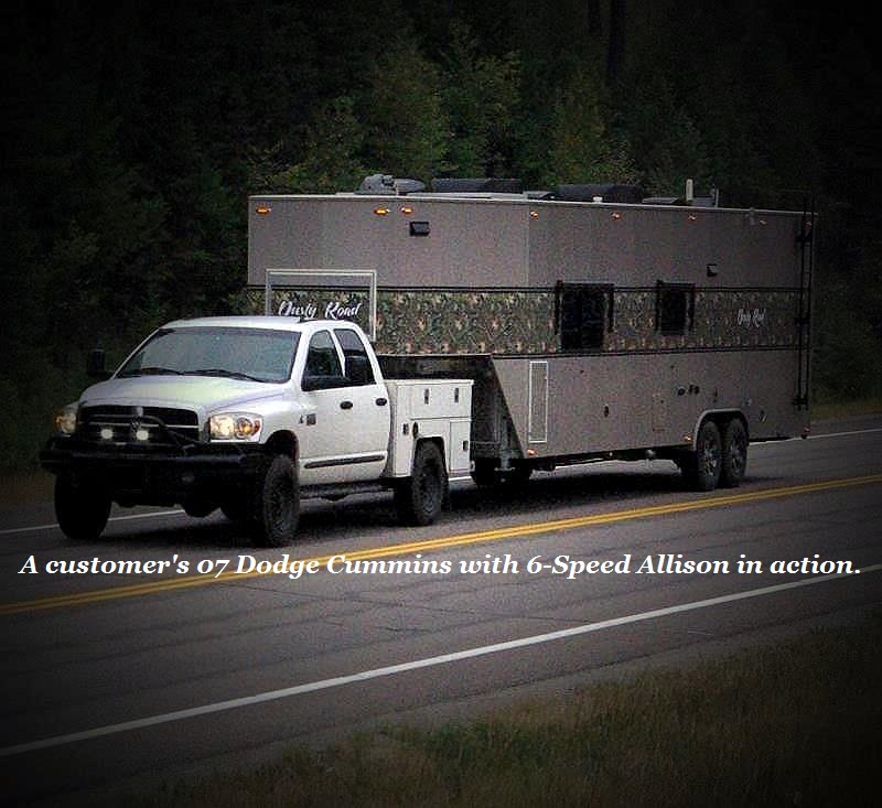 Allison 6 speed conversion in action